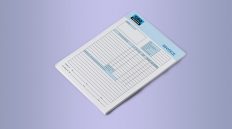 printed invoice pads